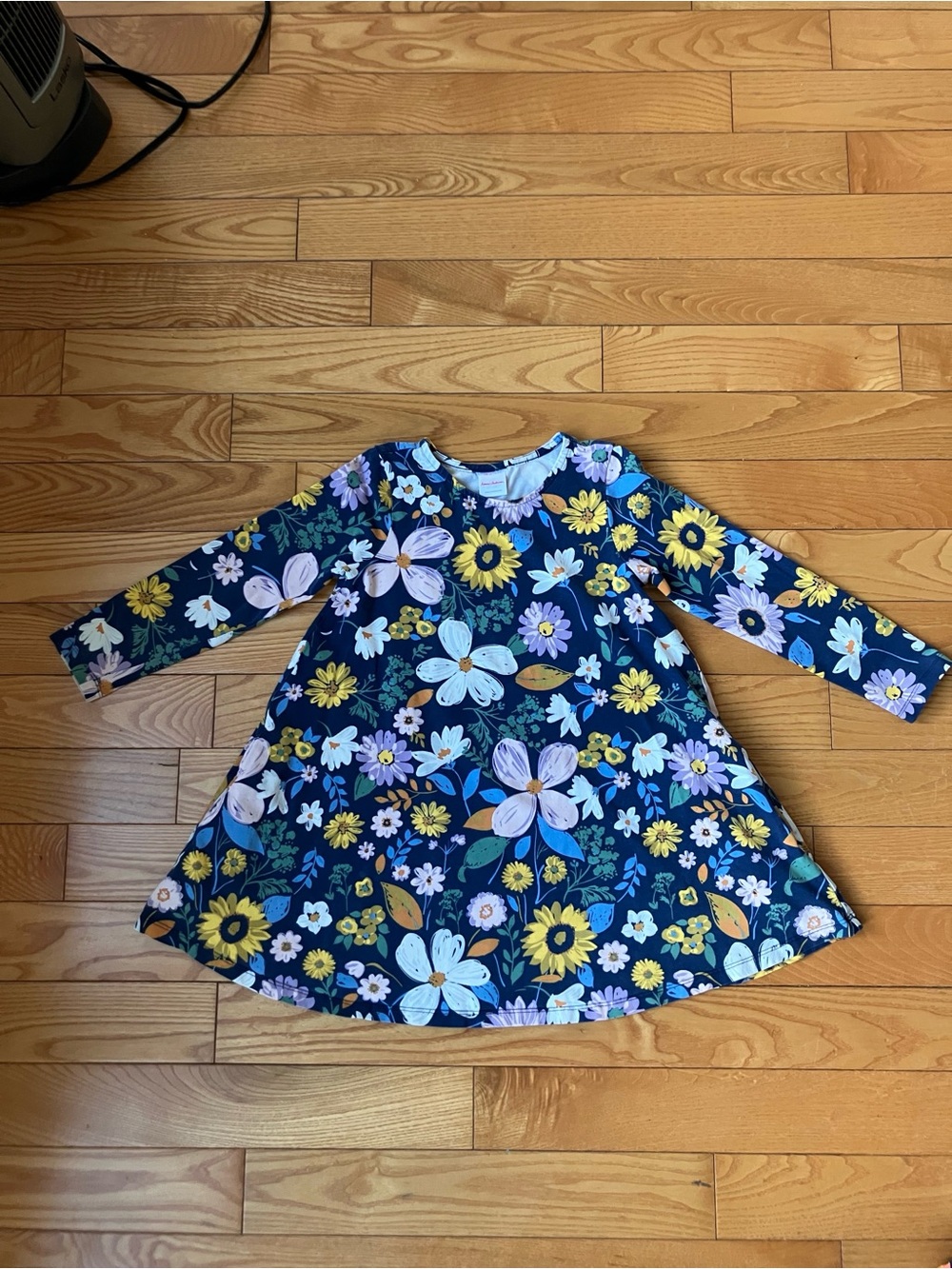Size 6-7 Hanna Andersson long sleeve dress